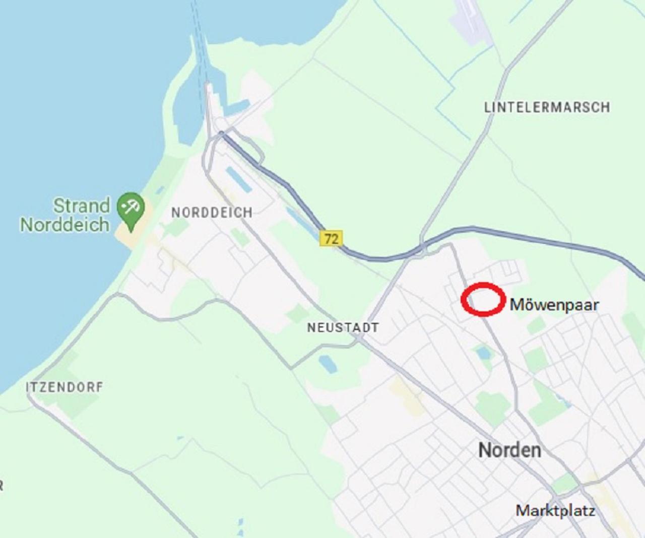 Fewo-Moewenpaar-Norden-Norddeich Exterior photo